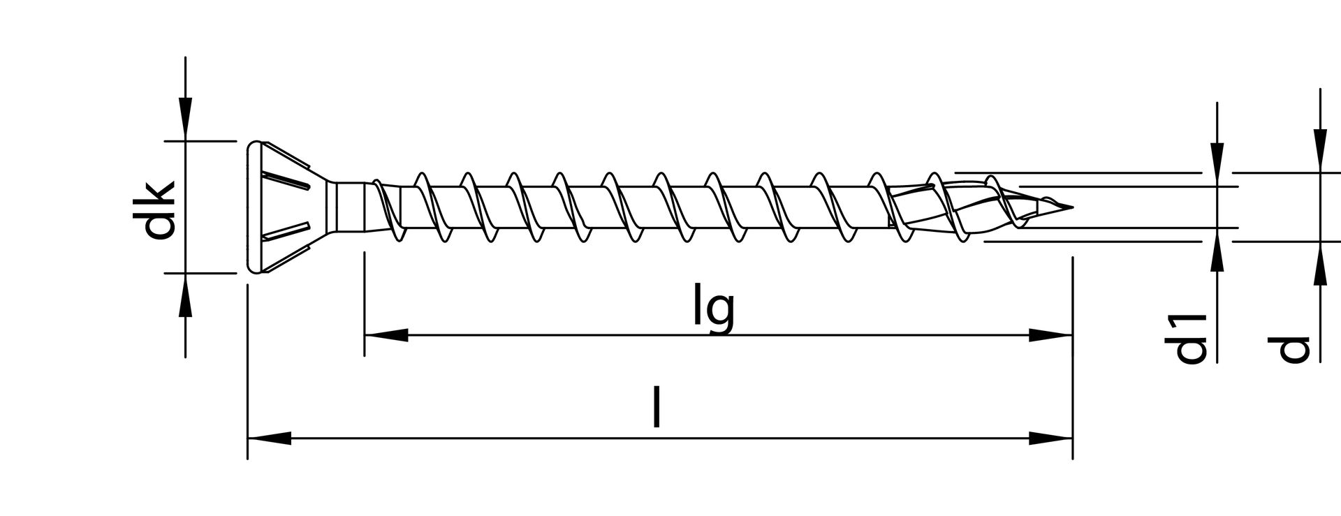 HECO-TOPIX-plus TCS 5,0 x 120, Senkkopf mit Fräsrippen 60°, HECO-Drive, HD-30, Variables Vollgewinde, verzinkt blau, A3K, 100 Stück, VARIANTA-Handwerkerverpackung