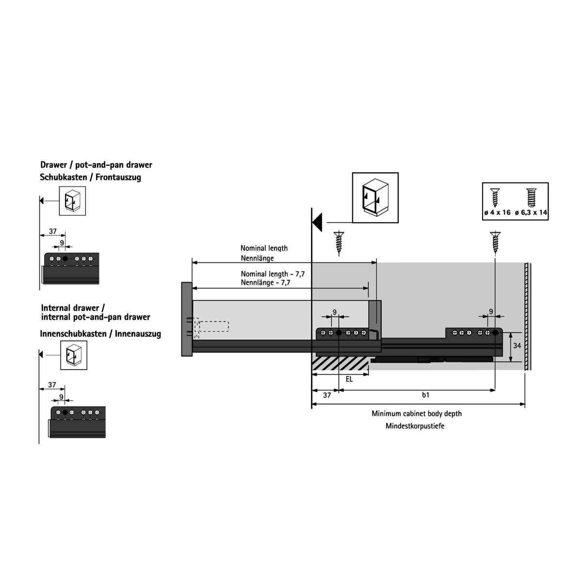 Quadro 25 Silent System, 260, EB 9,5, links