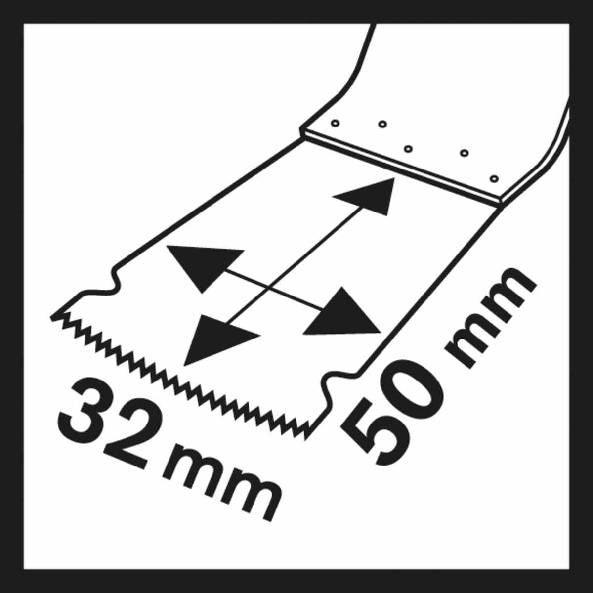 HCS Tauchsägeblatt AIZ 32 EPC Wood, 50 x 32 mm, 1er-Pack
