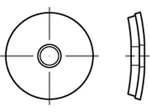ART 88277 Dichtscheiben A 2 25 x 8,5 x1 rostfrei A 2 S