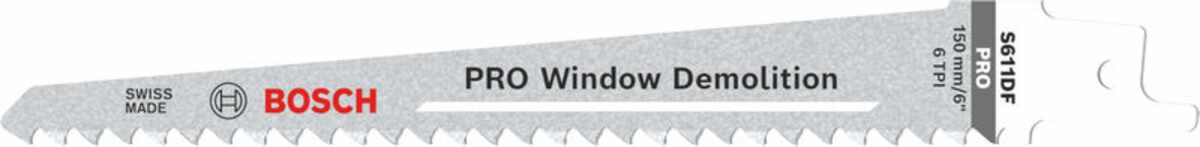 PRO Window Demolition S611DF Säbelsägeblatt, 1,25 x 19 x 150 mm, 25-tlg.