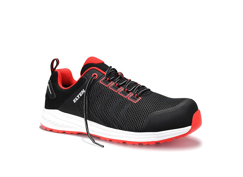 Sicherheitshalbschuh LIVAS black-red Low ESD S1PL, Gr. 43