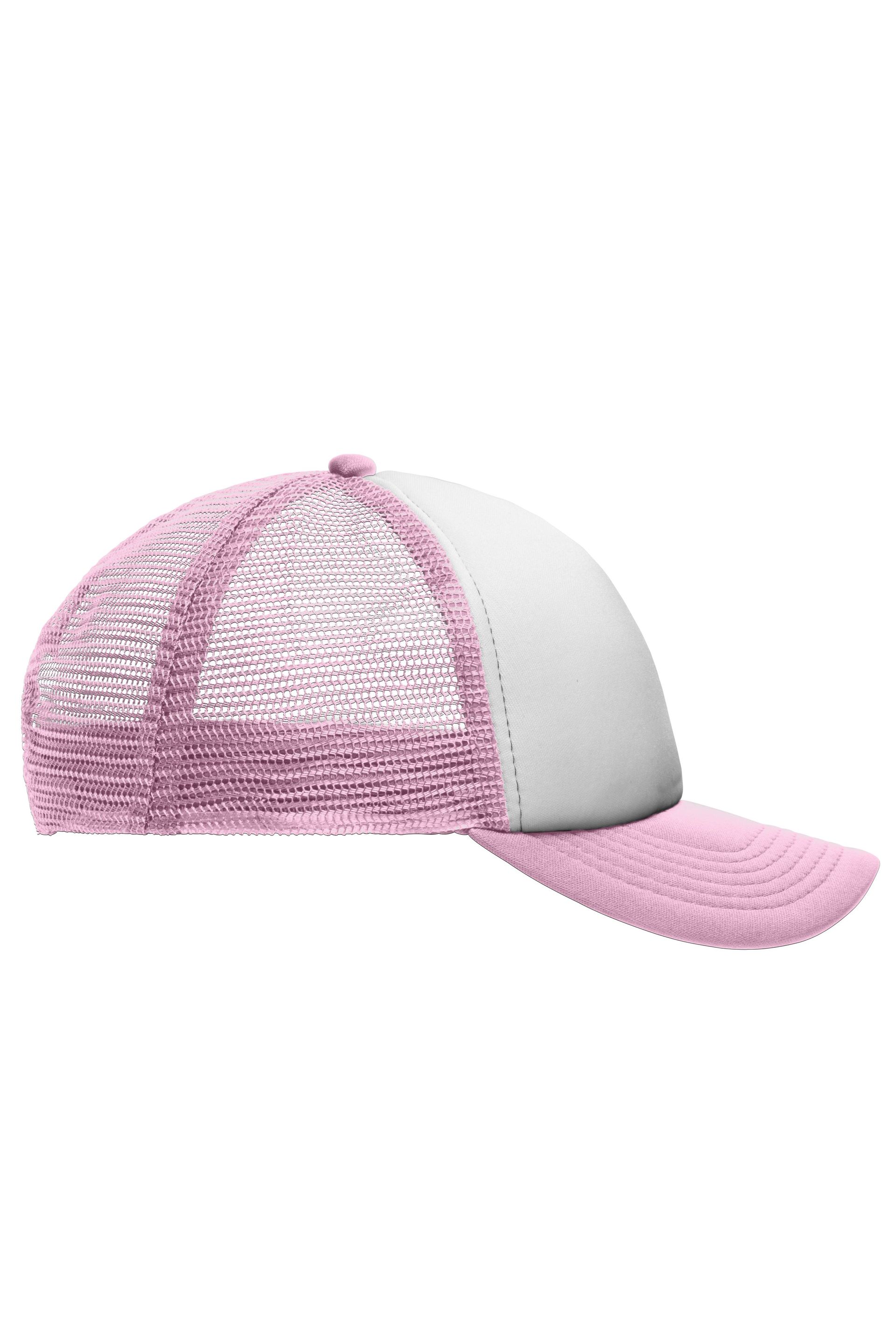 myrtle beach MB071 Cap, Weiß/Pink