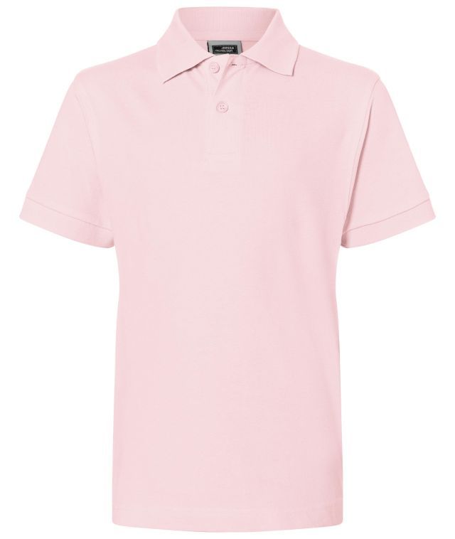 Classic Polo Junior Hochwertiges Polohemd mit Armbündchen pink/rot, Gr. XL