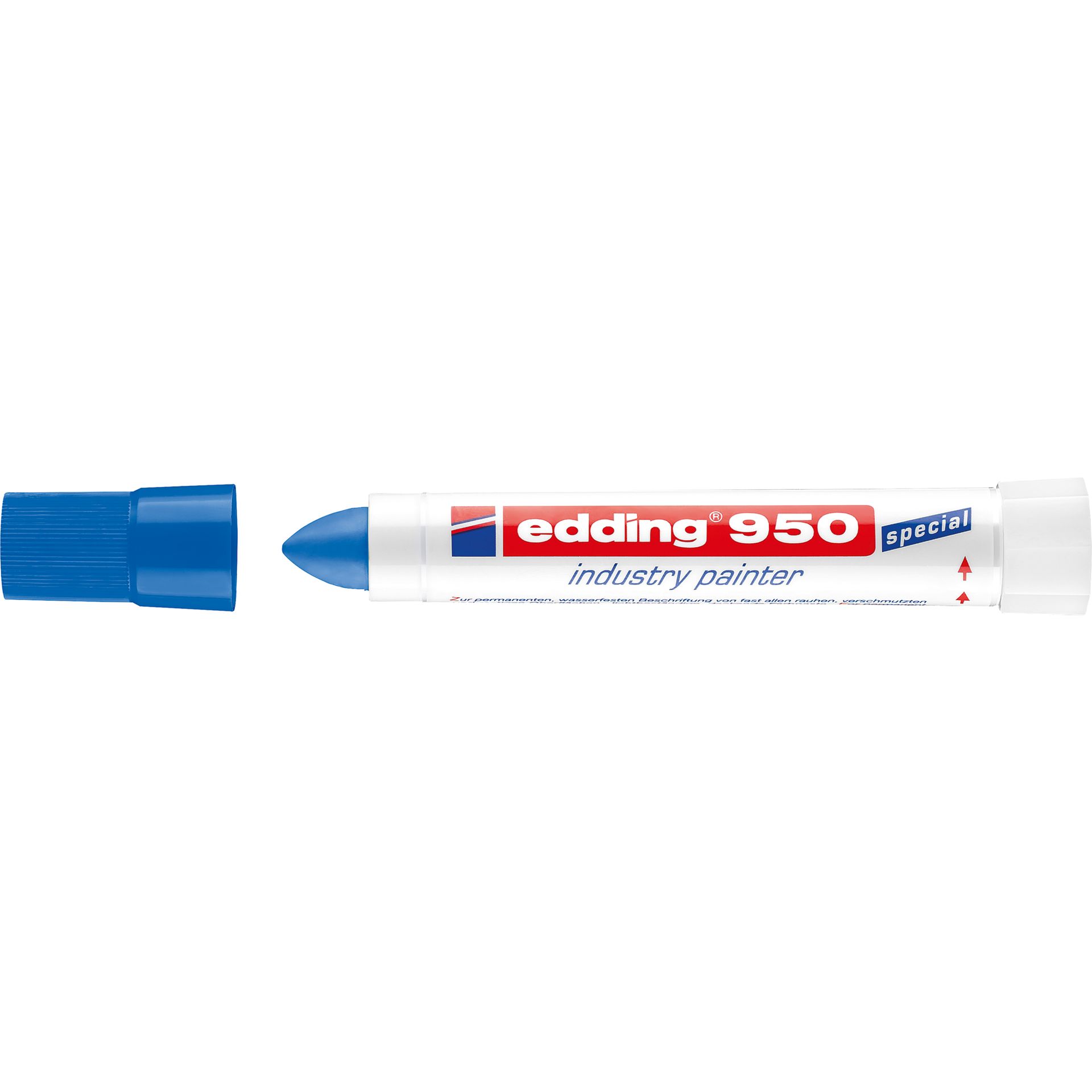 Industriemarker 950 10mm Pastenspitze blau