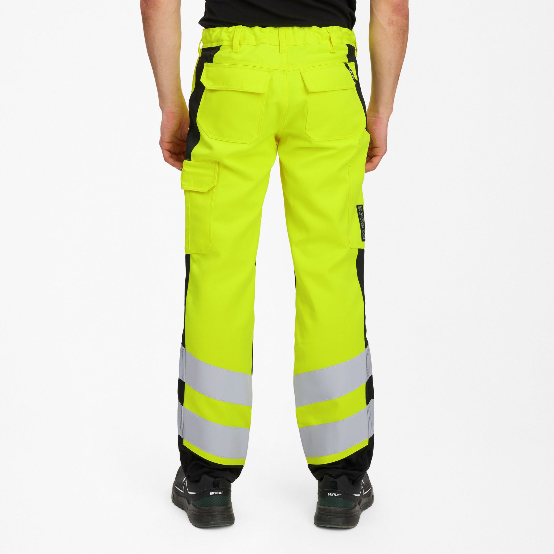 Safety+ Arbeitshose Gelb/Schwarz, Gr. 60