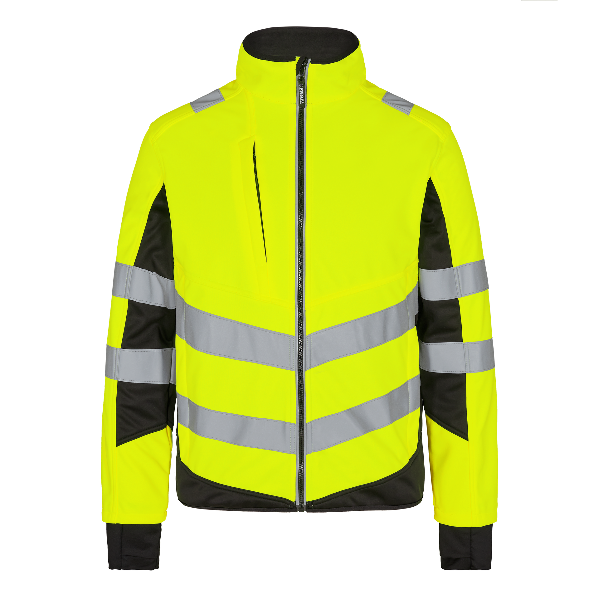 Safety Softshelljacke Gelb/Schwarz, Gr. S