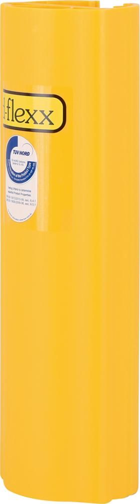 Regalanfahrschutz Alfa gelb H600 mm B75-100 mm