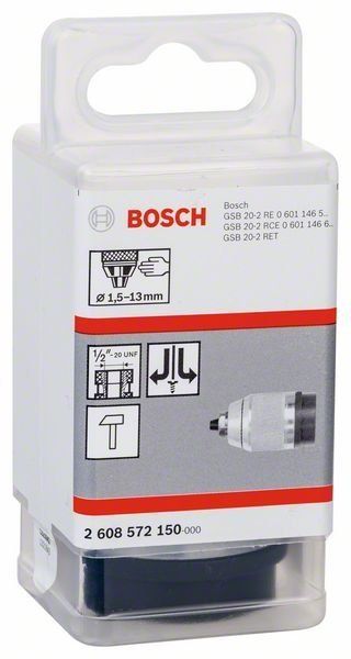 Bosch Schnellspannbohrfutter mattverchromt