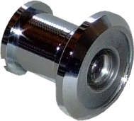 180° Türspion, Ø14 mm, Türstärke 16-25 mm, Oberfl. brüniert
