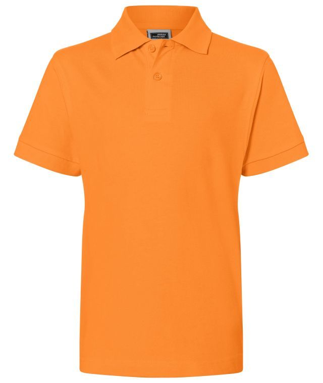 Classic Polo Junior Hochwertiges Polohemd mit Armbündchen orange, Gr. XXL