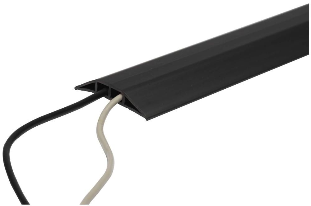 Kabelbrücke Kunststoff B1500xT75xH12 mm 2 Kammern H8xB11 mm schwarz