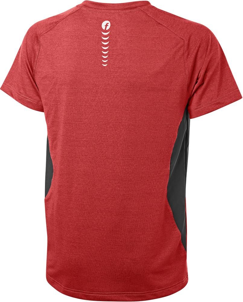 T-Shirt Quick Dry bordeaux/schwarz meliert Gr. 3XL Fortis Elements