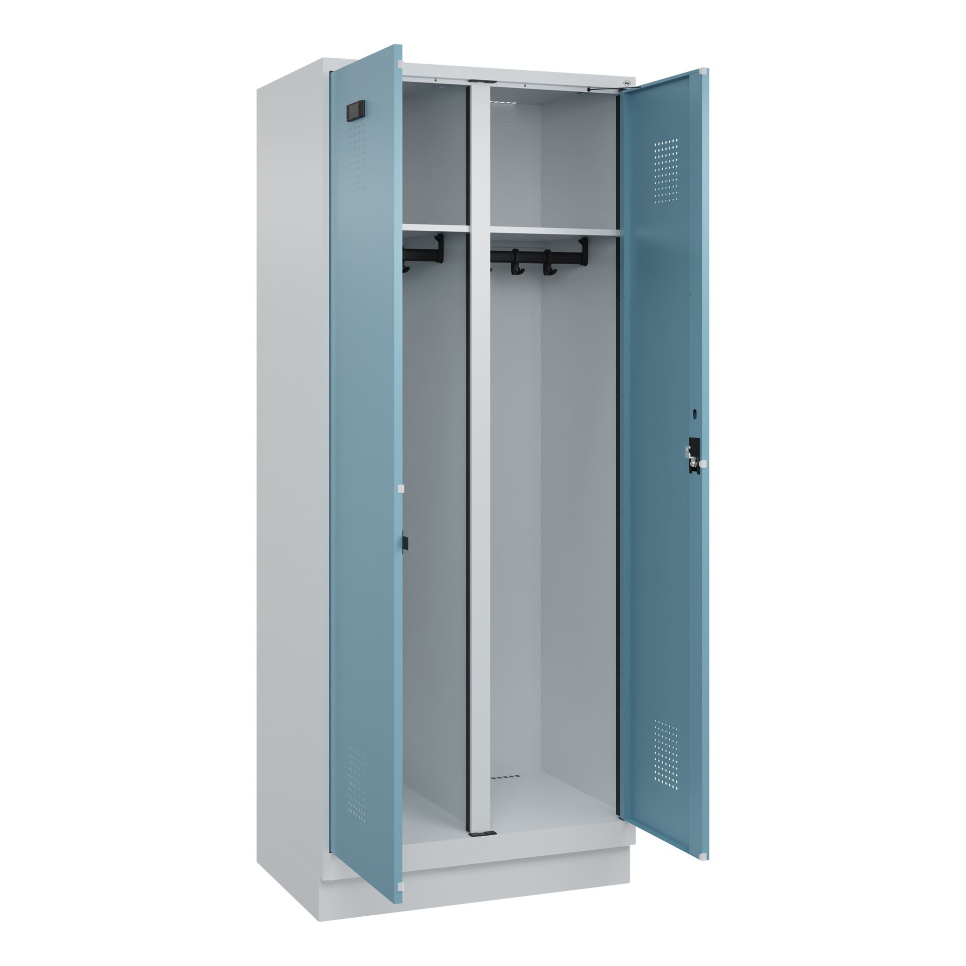 C+P Garderobenschrank 1950x800x500mm lgr/lbl