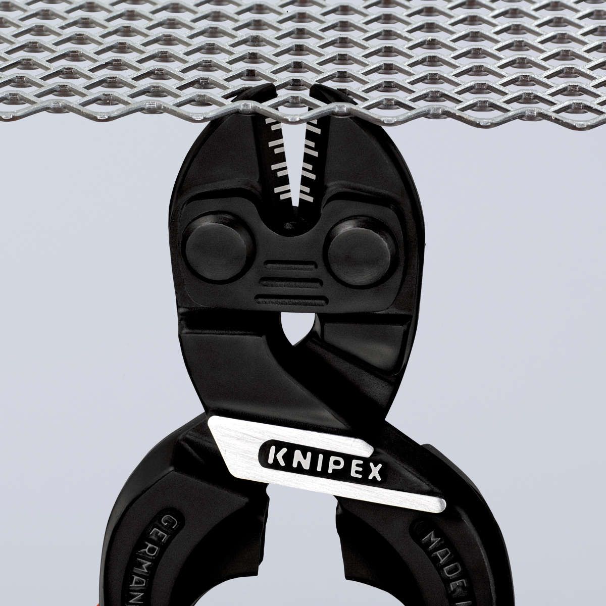 KNIPEX 71 01 160 CoBolt® S Kompakt-Bolzenschneider mit Kunststoff überzogen schwarz atramentiert 160 mm
