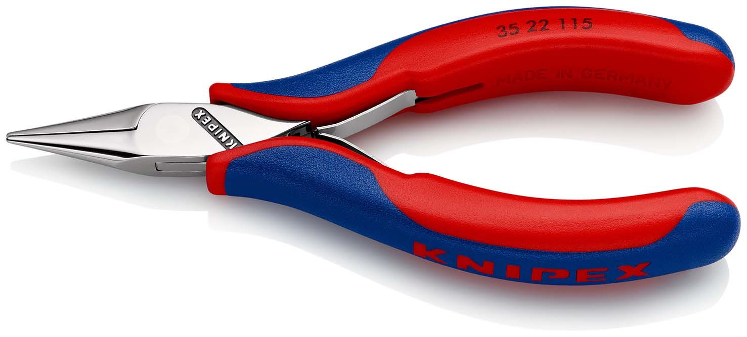 KNIPEX Elektronik-Greifzange mit durchgestecktem