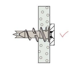 Fischer Gipskartondübel GKM VE100