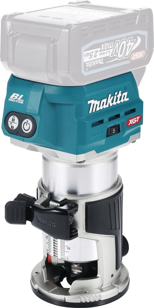 Akku-Multifunktionsfräse XGT RT001GZ10 Makita ohne Akku ohne Ladegerät Karton