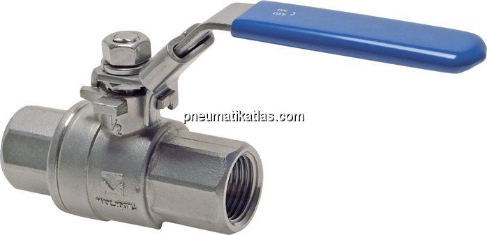 Edelstahl-Kugelhahn, Eco-Line, G 1/4", 0 bis 63bar
