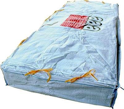Big Bag 320x125x30cm, SWL 1.500 kg, SF 5:1, Warndruck Asbest