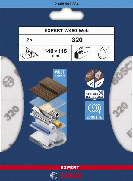 BOSCH Handschleifblatt