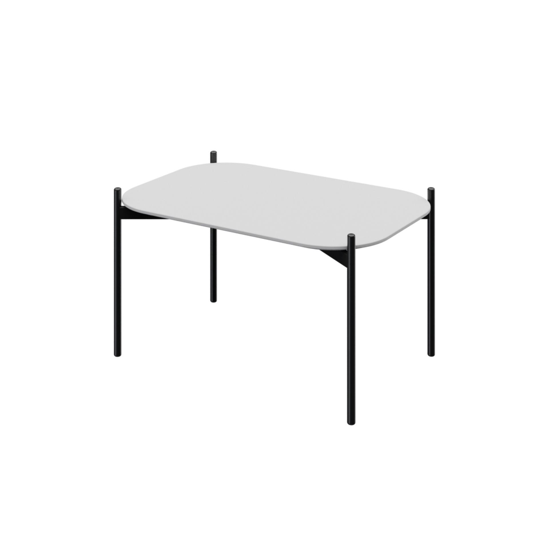 Beistelltisch Meet 50x75cm sw/ws