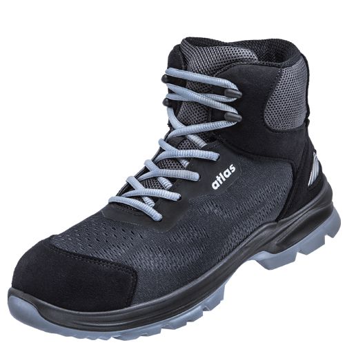 Atlas FLASH 1805 XP Sicherheitsstiefel Mid S1P ESD, Anthrazit, Gr. 38, Weite 10