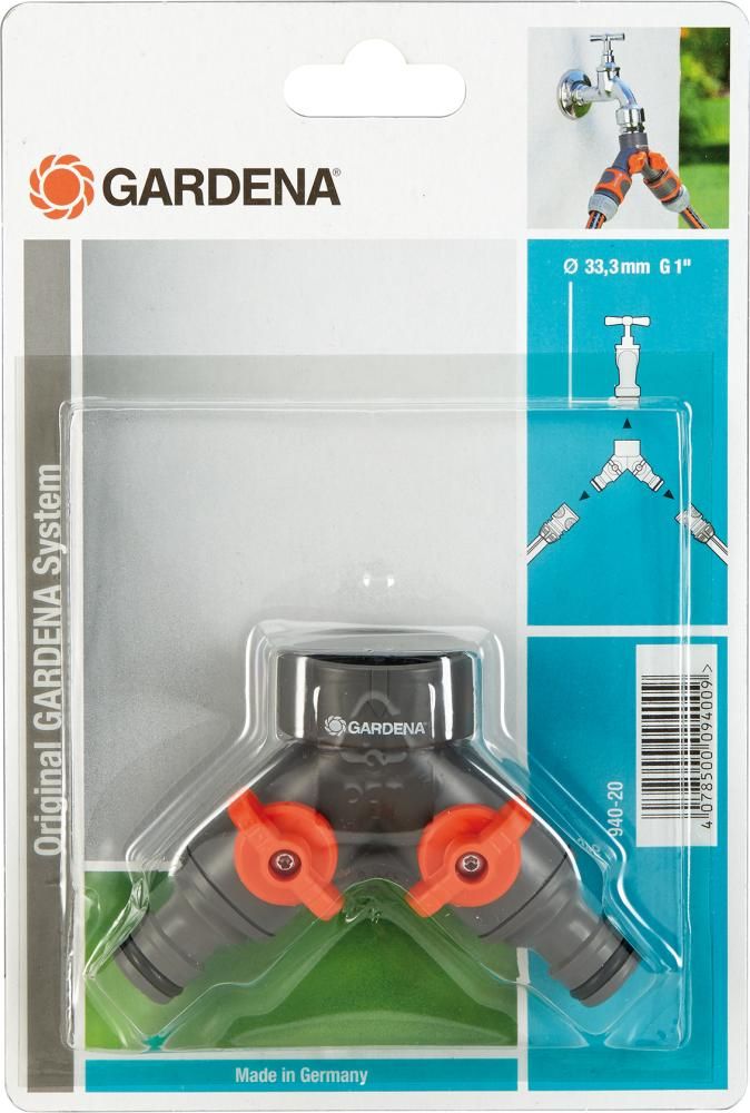 Zwei-Wege-Ventil f. Wh.m.33,3 mm(G 1 )-GewGardena