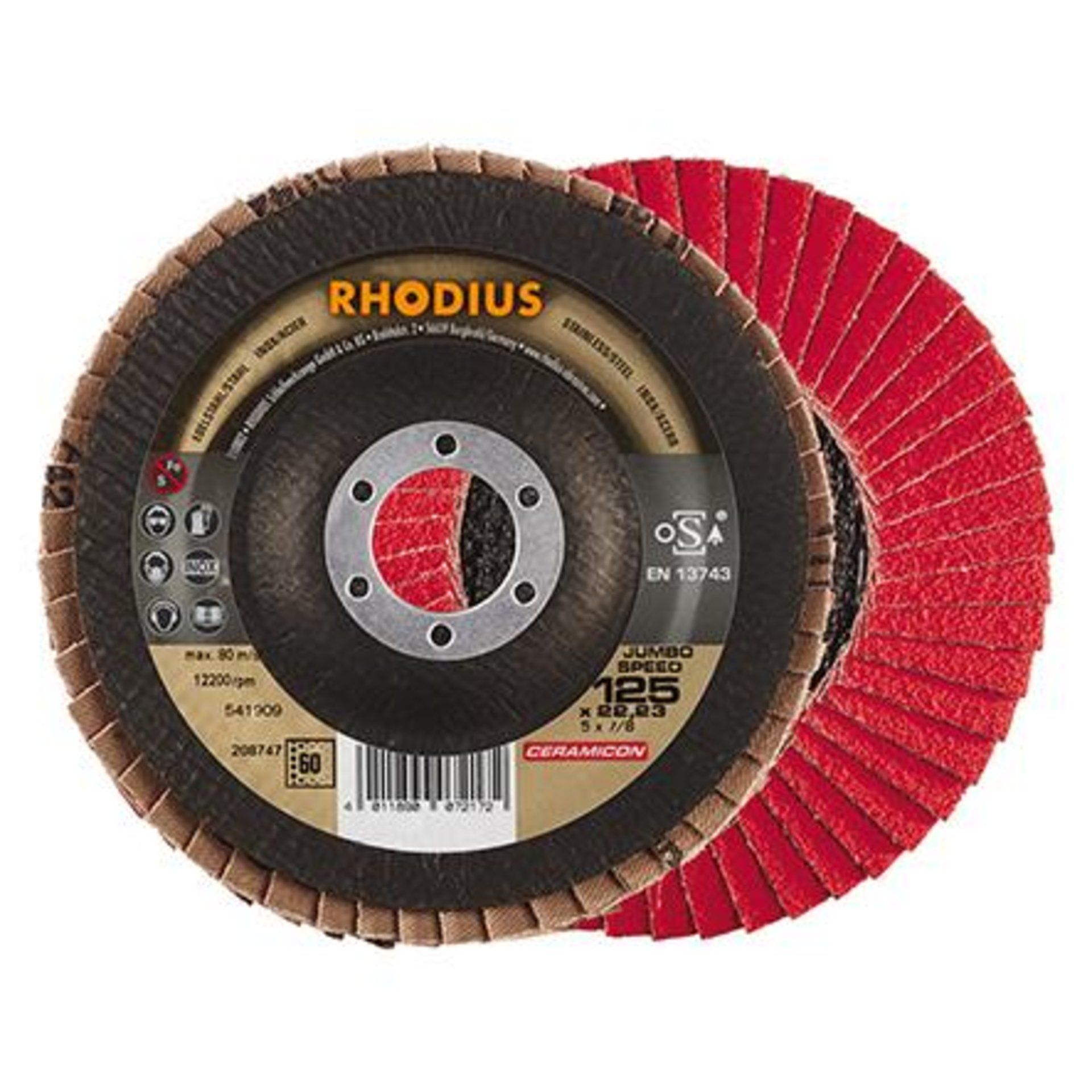Rhodius Fächerschleifscheibe JUMBO SPEED EXTENDED