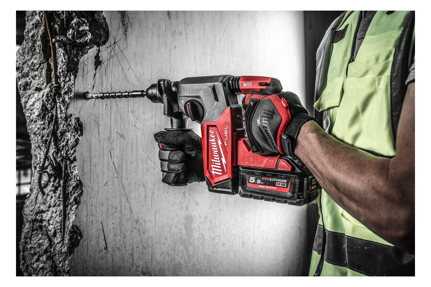 MILWAUKEE Akku-Kombihammer, SDS-Plus
