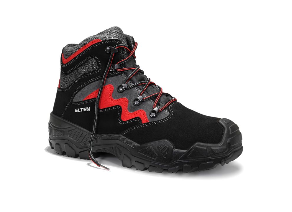 ELTEN MICK Sicherheitsstiefel Mid S3S ESD, Schwarz, Gr. 43