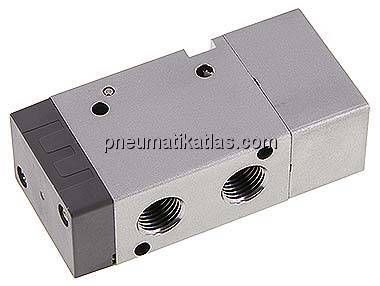 3/2-Wege Pneumatikventil, G 1/4" (Pilot G 1/8"), Federrückstellung (NC)