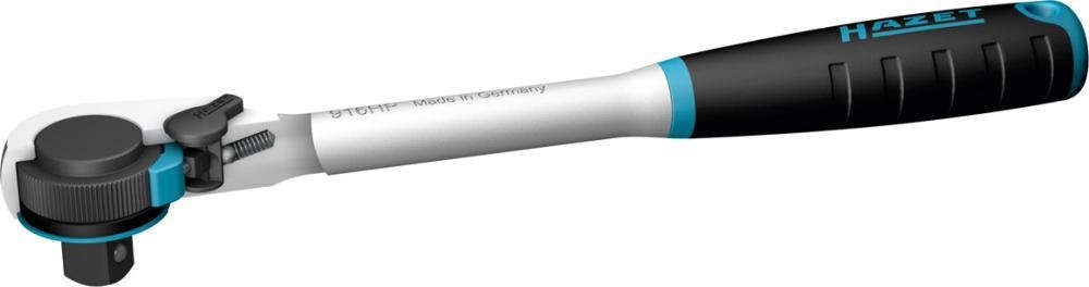 Hebel-Umschaltknarre 1/2"90Zähne 275mm 916HP Hazet