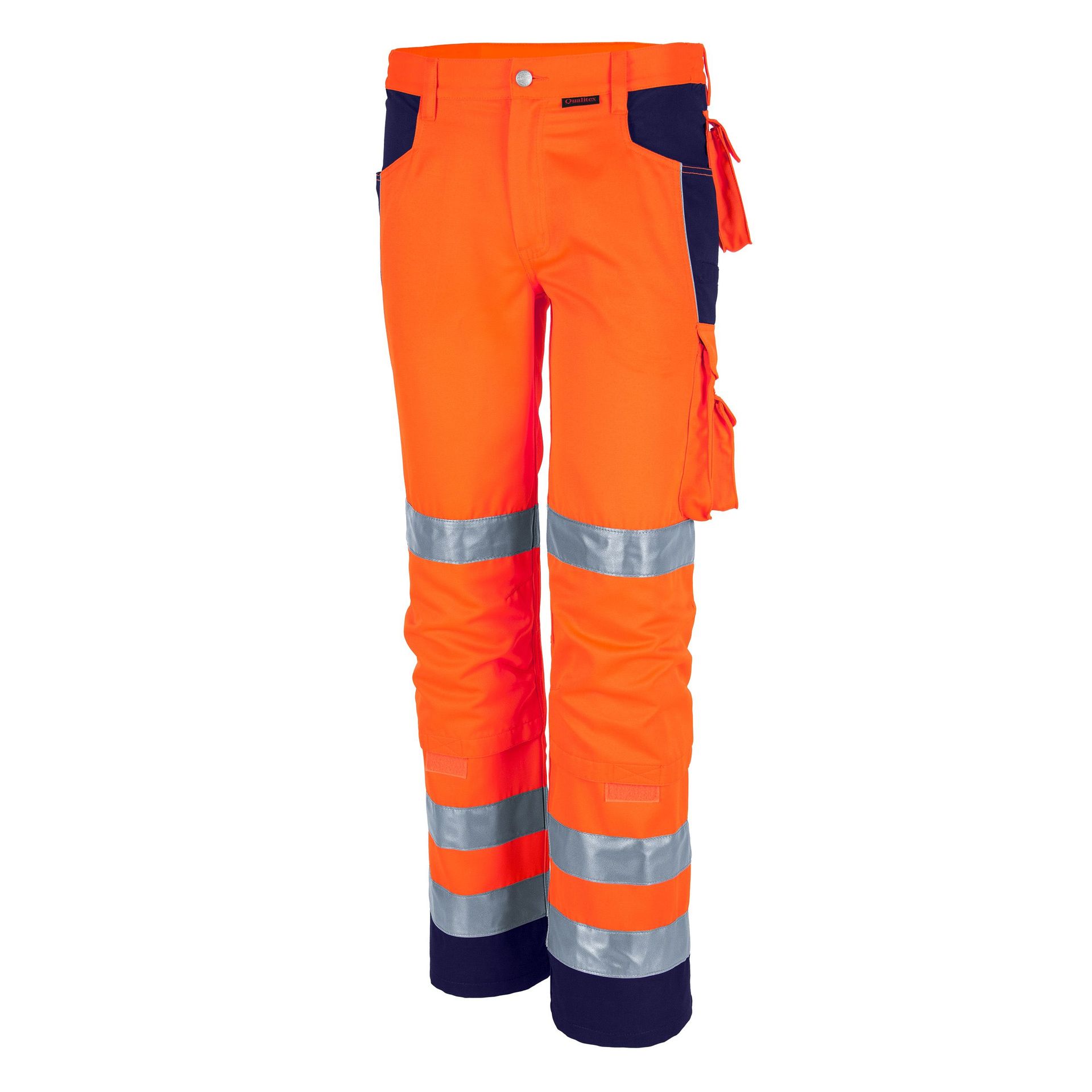 Qualitex Bundhose "PRO WS" PRO WS, warnorange/marine, Gr. 102