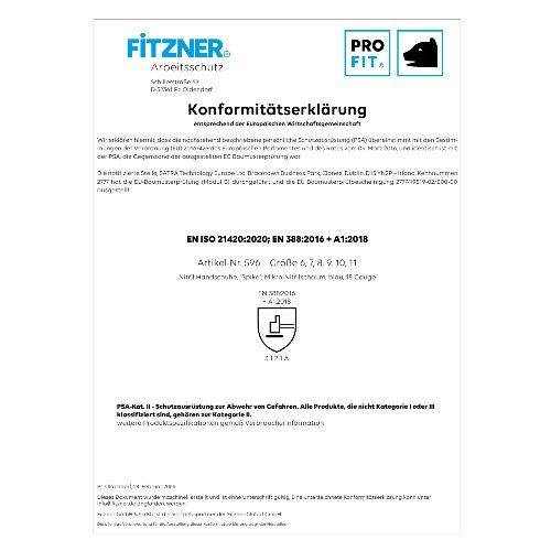 Nitril Handschuhe "Spike", Mikro-Nitrilschaum, Größe 7 blau