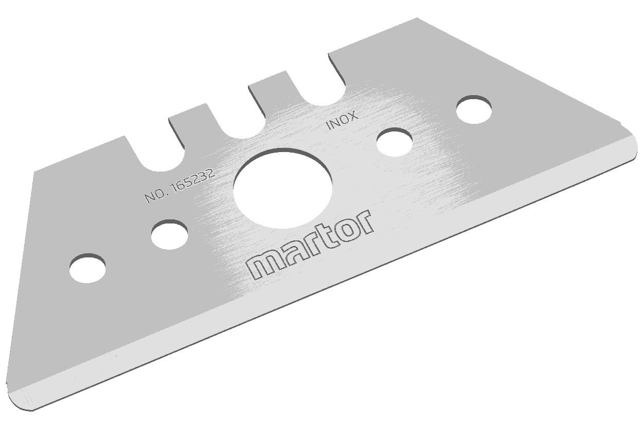 MARTOR Ersatzklinge TRAPEZKLINGE 165232 Breitschliff | 10 Stück