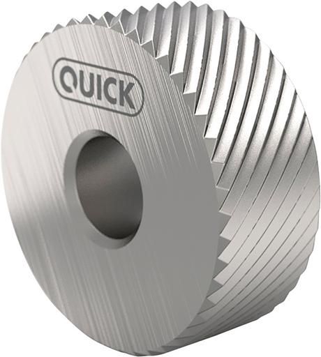 Rändelrad PM BL 45Grad 10x4x4 G7 P0,6 mit Fase QUICK