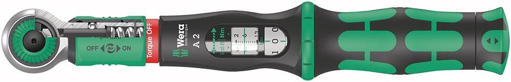 Drehmomentschlüssel Safe-Torque 2-12Nm 1/4" Bitaufnahme Wera