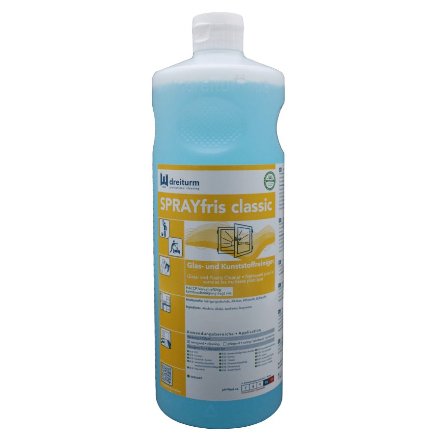 Sprayfris Glas- + Kunststoffreiniger 1L