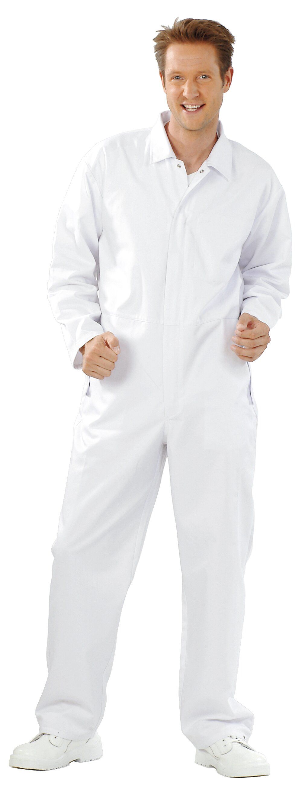 Planam Herren Overall Food reinweiß Gr. 42