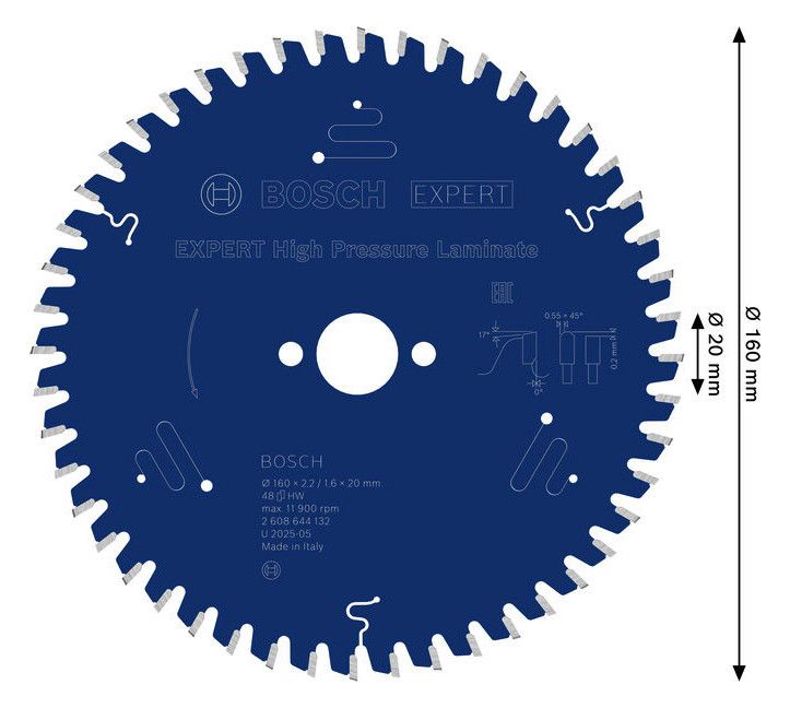 BOSCH HM-Kreissägeblatt, "Laminat"