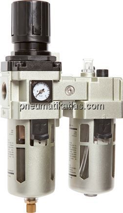 Eco-Line Wartungseinheit, G 3/8", halbautomatischer Ablass