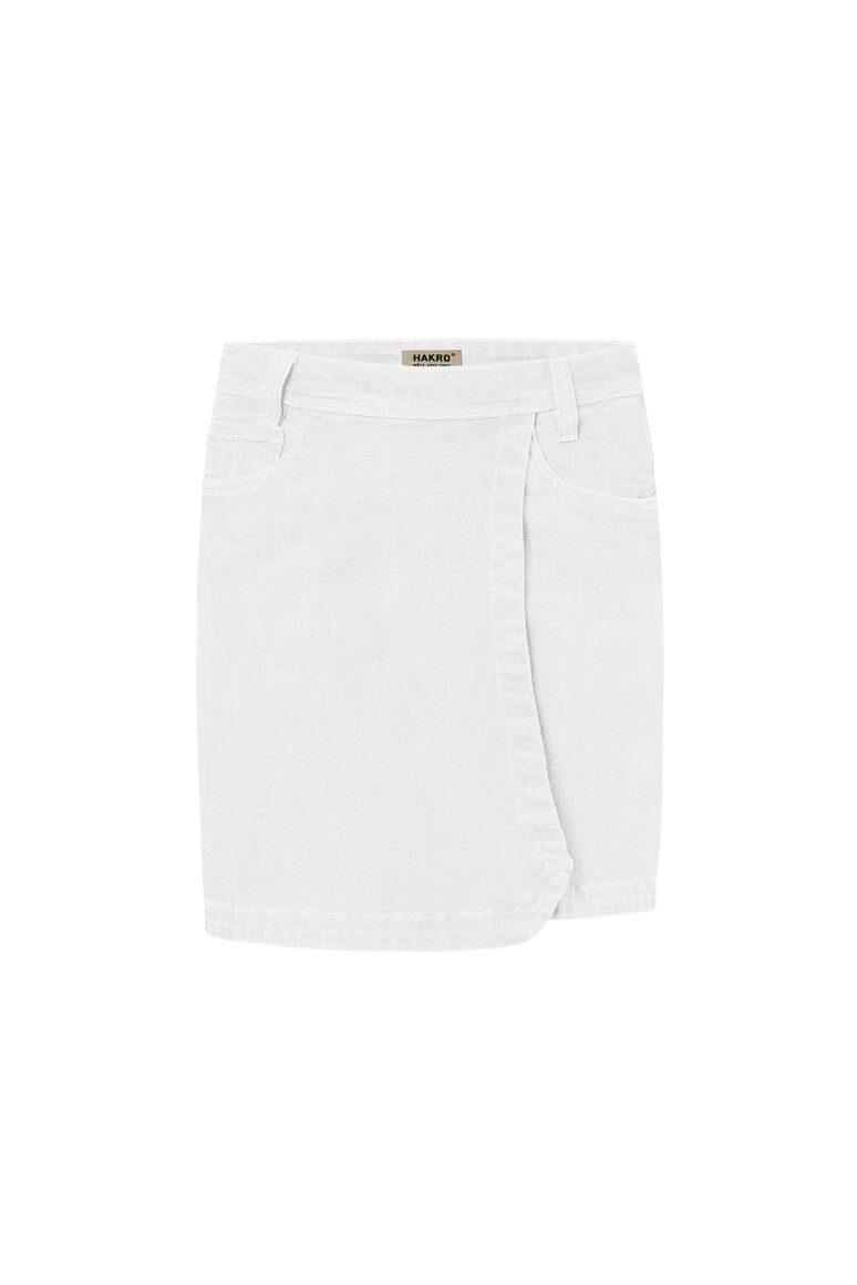 HAKRO Damen 5-Pocket-Jeansskort X-Stretch ECO weiß, XS
