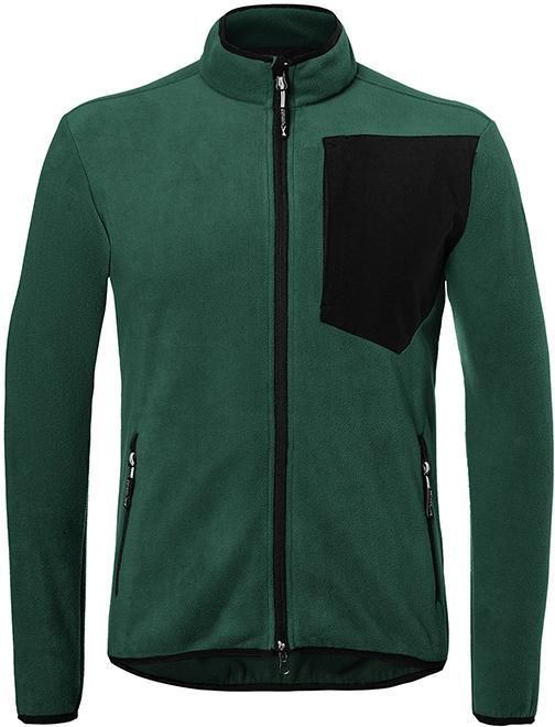 Fleecejacke WEATHER 1254 moosgrün/schwarz Gr. S
