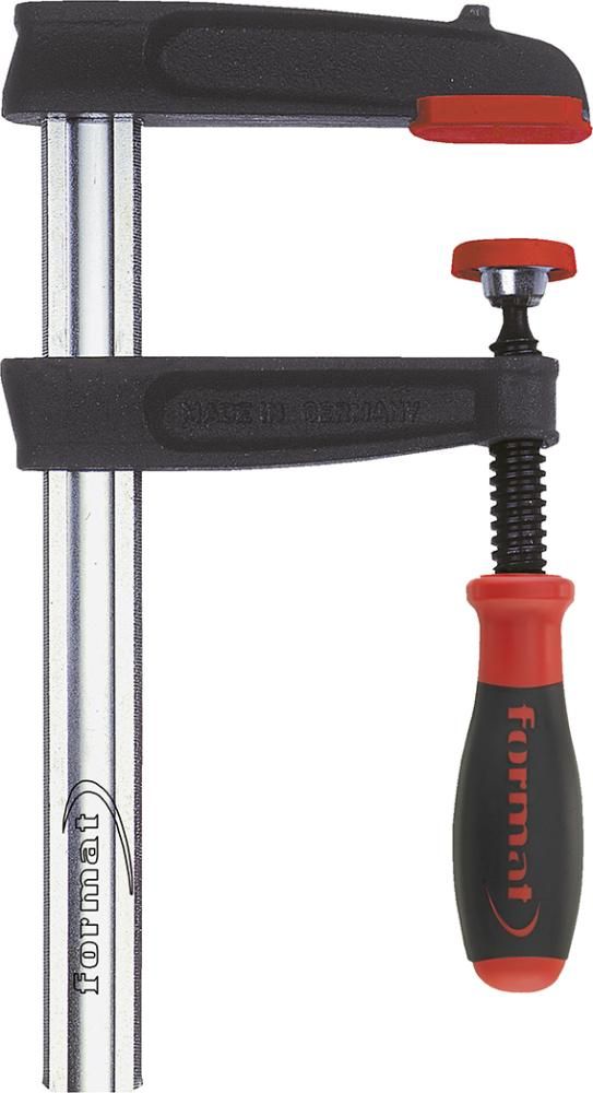 Schraubzwinge Temperguss mit 2-Komponenten-Heft 160x80mm FORMAT