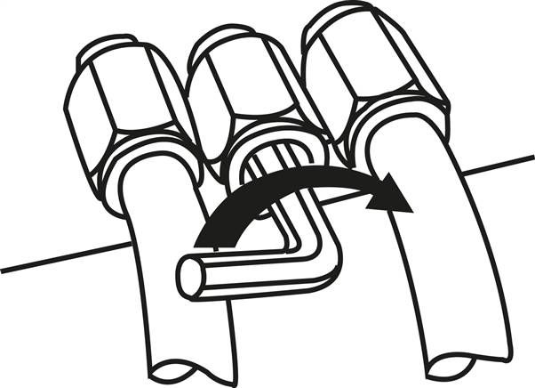 Gerader Steckanschluss R 1/8"-4mm, IQS-MSV (Standard)