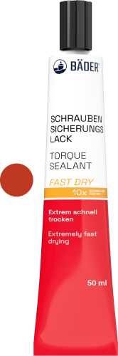 BÄDER Schraubensicherungslack, rot