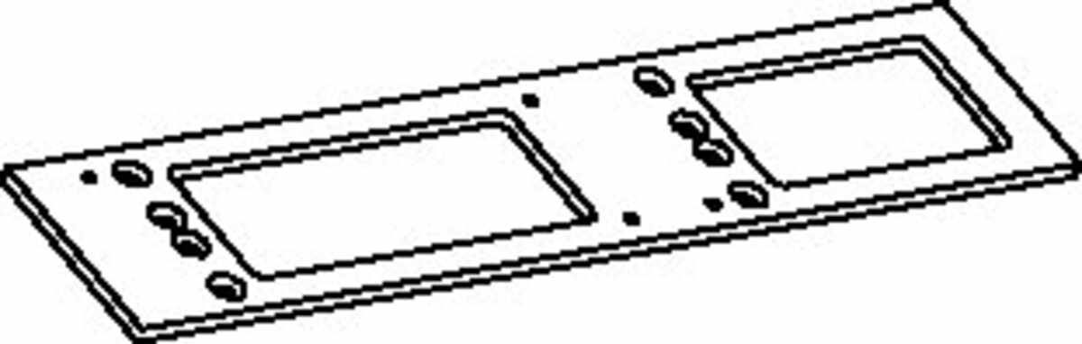 Montageplatte Ts 4000 / 5000 Silber