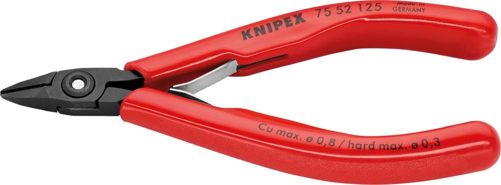 Seitenschneider Elektronik Spitzkopf 125mm KNIPEX