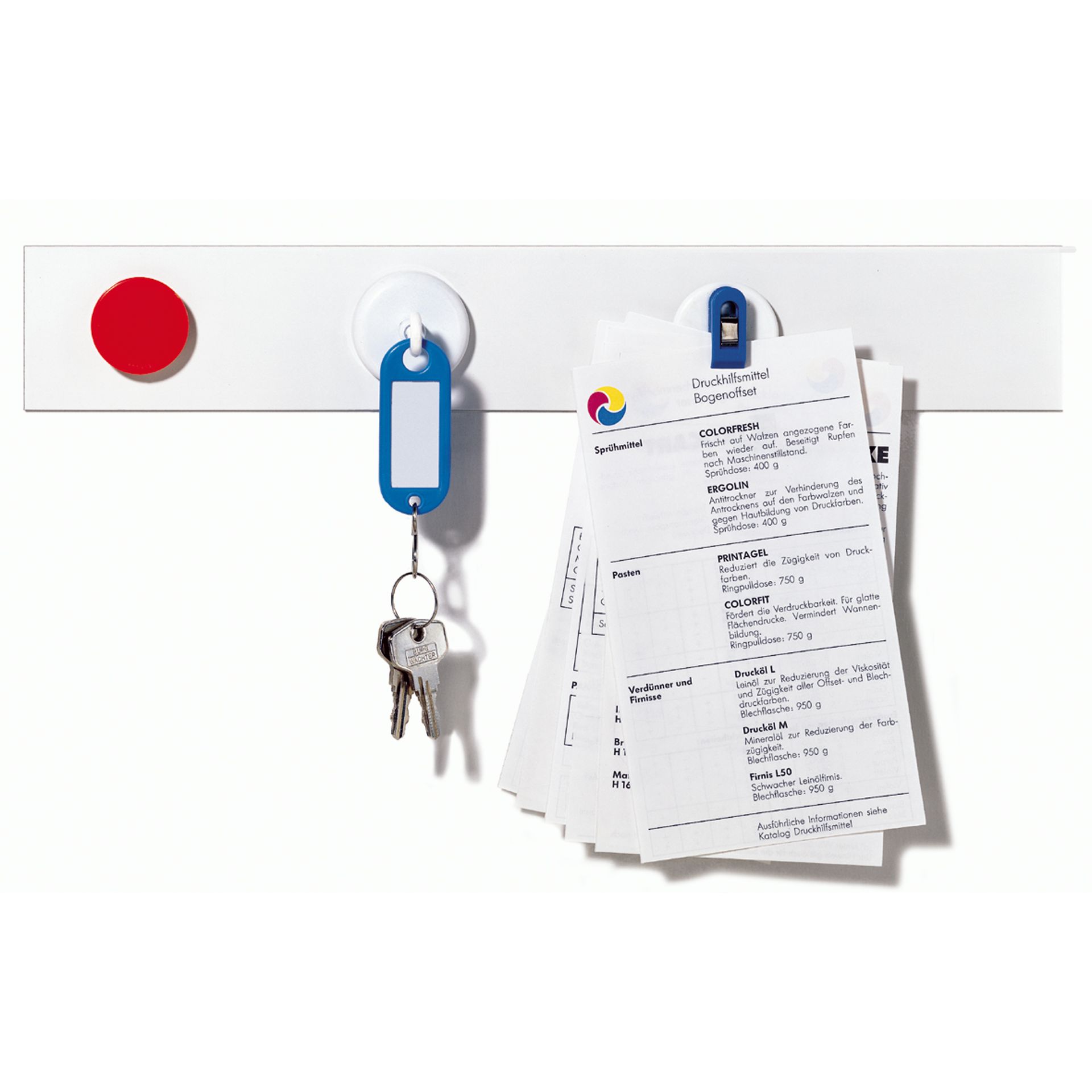 Magnethaftleiste 5x100cm selbstklebend 10 St./Pack